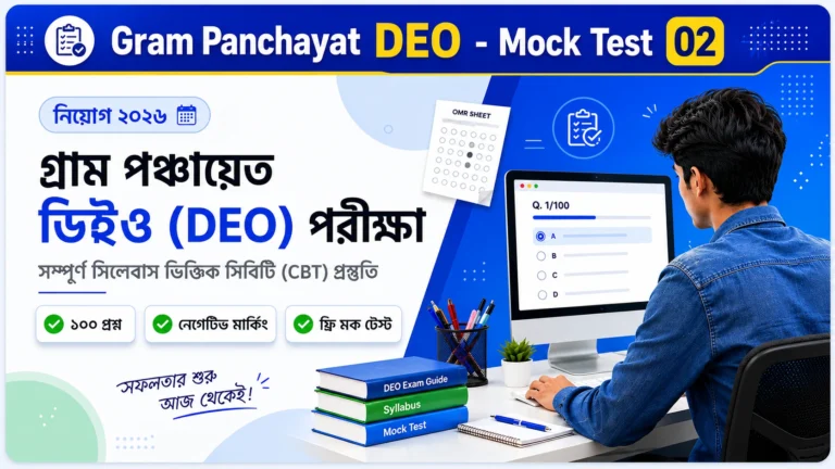 Gram Panchayat DEO Exam - Mock Test 02